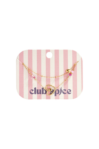 Elegant Multi-Layered Gold Charm Bracelet for Women