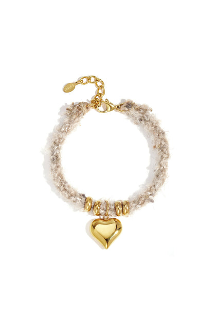 Elegant Heart Charm Bracelet for Daily Wear
