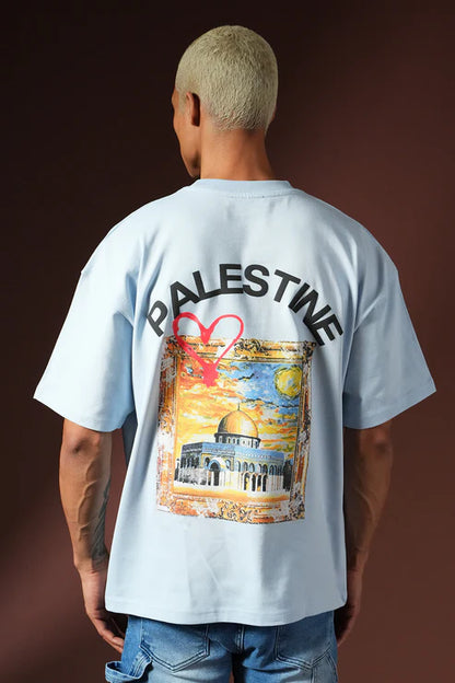 PALESTINA T-SHIRT BLUE