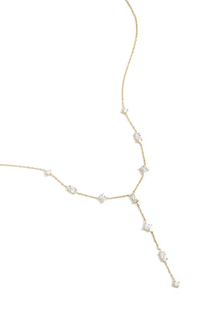 Elegant Stainless Steel Pendant Necklace - Silver & Gold
