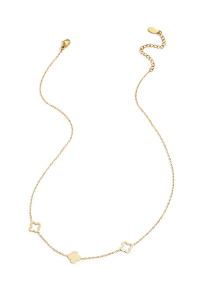 Elegant Clover Chain Necklace for Everyday Glam