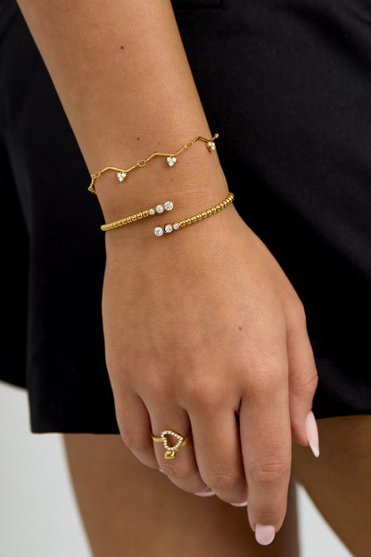 Elegant Heart Charm Bracelet for Women